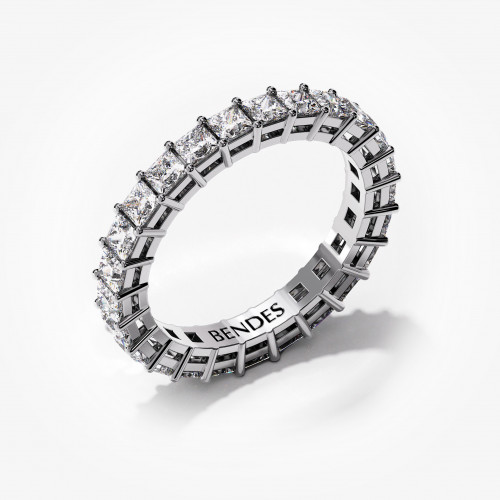 9214 | Кольцо Классика с россыпью бриллиантов